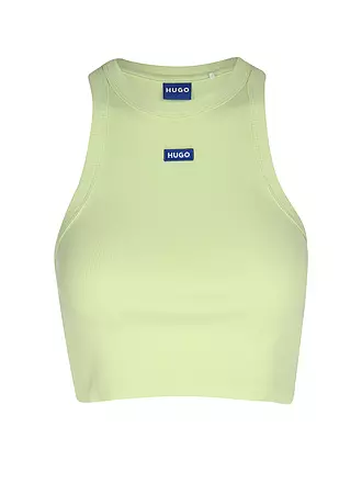 HUGO | Top Cropped Fit | hellgrün